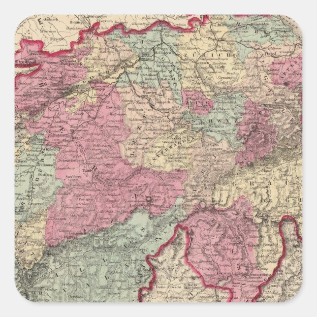 Adesivo Quadrado Suiça 10 (Frente)