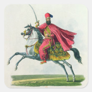 Adesivo Quadrado Sultão Mahmud II 1829