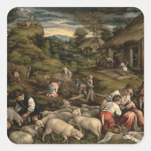 Adesivo Quadrado Summer, 1576, (Frente)