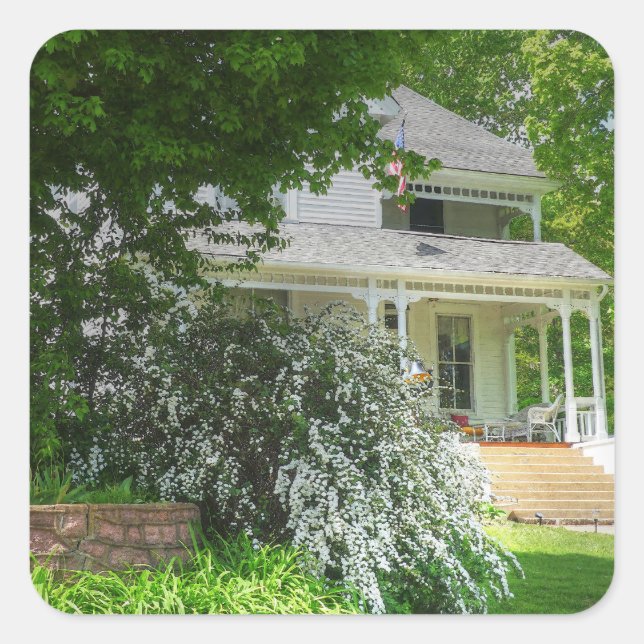Adesivo Quadrado Summer House (Frente)