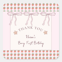 Summer Strawberry Pink Ribes Obrigado