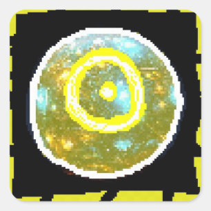 Adesivo Quadrado Sun Night