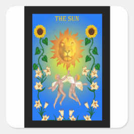 Adesivo Quadrado Sun - Sticker