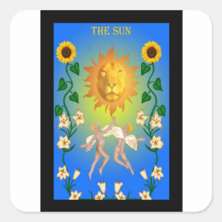 Adesivo Quadrado Sun - Sticker