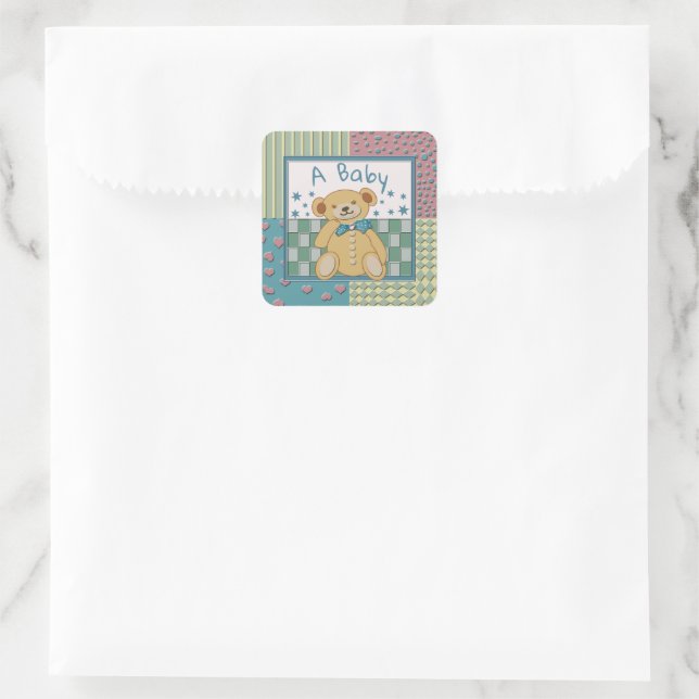 Adesivo Quadrado Sundance Bear (Bolsa)