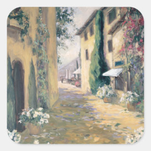 Adesivo Quadrado Sunlit Villa I