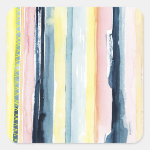 Adesivo Quadrado Sunset Stream I