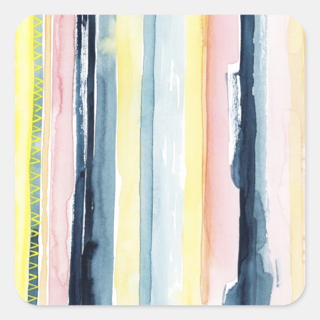 Adesivo Quadrado Sunset Stream I (Frente)