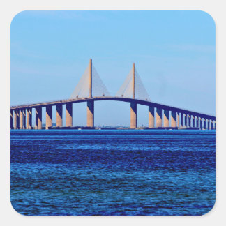 Adesivo Quadrado Sunshine Skyway Bridge