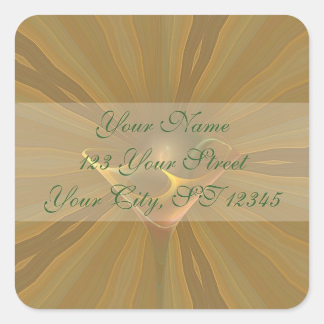 Adesivo Quadrado Suntini Faery Martini Art (Frente)