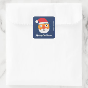 Adesivo Quadrado Super Simples Noodle de Natal