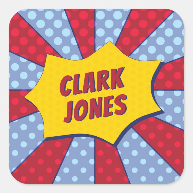 ADESIVO QUADRADO SUPER (VERMELHO) (Frente)