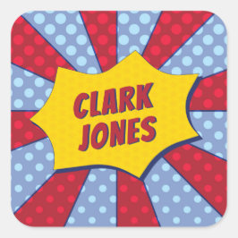 ADESIVO QUADRADO SUPER (VERMELHO)