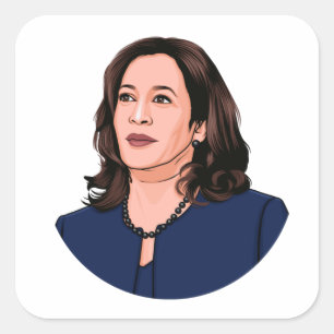 ADESIVO QUADRADO SUPERHERO KAMALA HARRIS