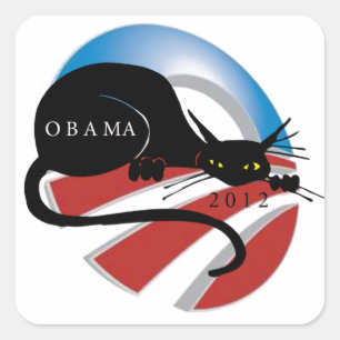 ADESIVO QUADRADO SUPORTE A LOVERS GATOS OBAMA