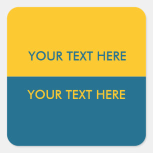 Adesivo Quadrado Suporte personalizado para a Ucrânia