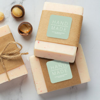 Adesivo Quadrado Suporte simples e minimalista para negócios feitos