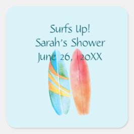 Adesivo Quadrado Surf Azul