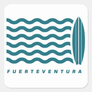Adesivo Quadrado Surf Fuerteventura