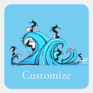 Adesivo Quadrado Surge em todos os lugares Thunder_Cove