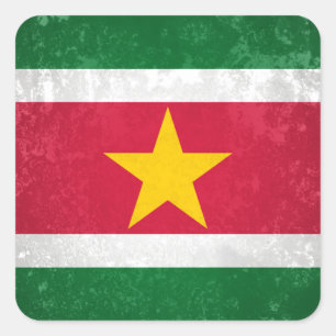 Adesivo Quadrado Suriname