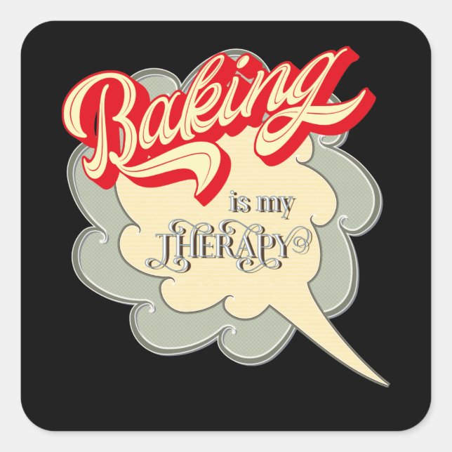 Adesivo Quadrado surra engraçada amante da arte (Frente)