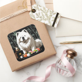 Adesivo Quadrado SUSHI ANYONE - Cream Chow