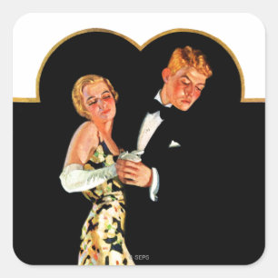 Adesivo Quadrado Suspender perdida