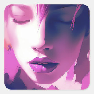 Adesivo Quadrado Sussurro de Sonho Lilac - Sereno, Eetal, Roxo