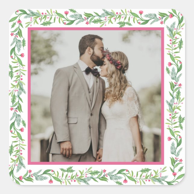 Adesivo Quadrado Swag Evergreen do Grande Milênio | Foto (Frente)