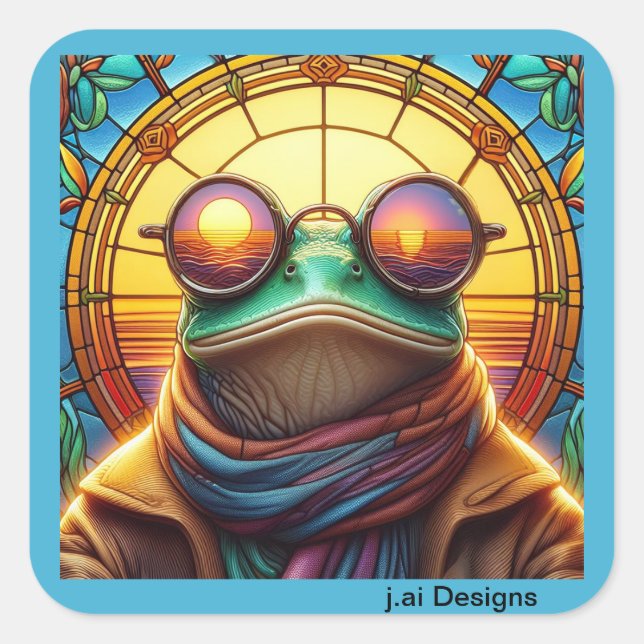 Adesivo Quadrado Swagger Sundown (Frente)