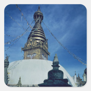 Adesivo Quadrado Swamyambunath Stupa