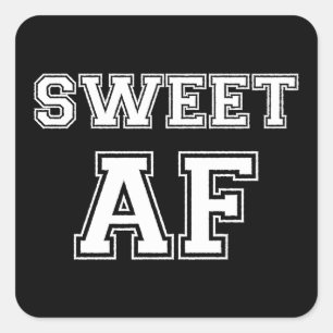 ADESIVO QUADRADO SWEET AF