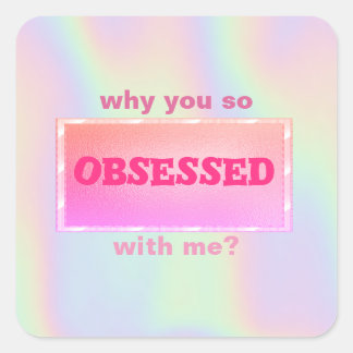 Adesivo Quadrado Sweet Girly Holographic