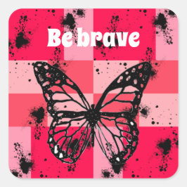 Adesivo Quadrado Sweet Modern candy abstract art