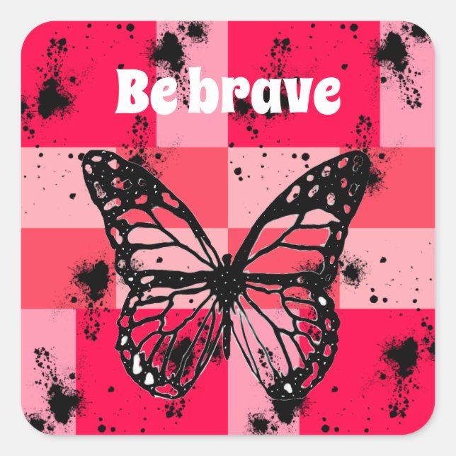 Adesivo Quadrado Sweet Modern candy abstract art (Frente)