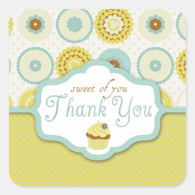 Adesivo Quadrado Sweet Retro TY Sticker 2 (Frente)