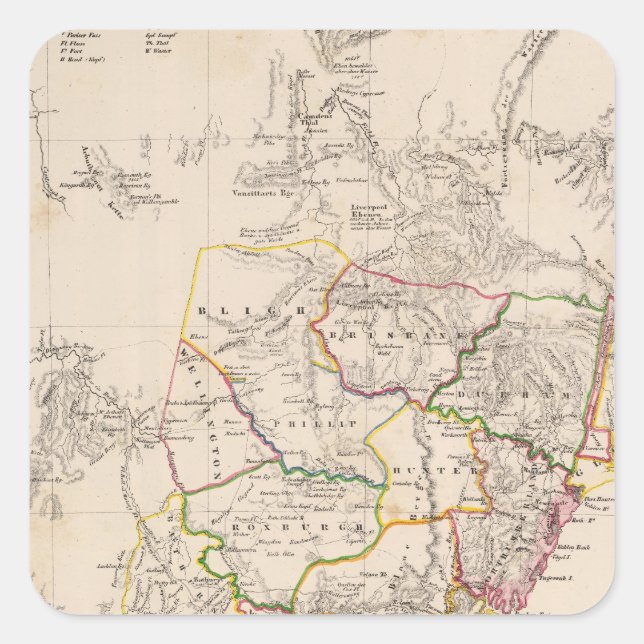 Adesivo Quadrado Sydney Austrália (Frente)