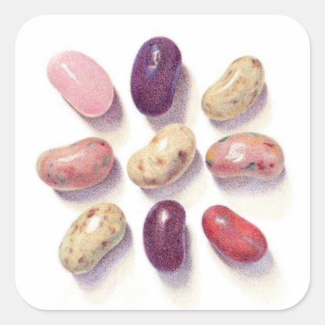 Adesivo Quadrado TAC TOE JELLY PEGA VÍDEOS Grandes Quadrados (Frente)