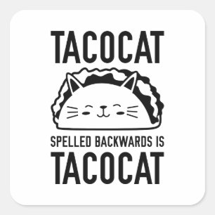 Adesivo Quadrado Tacocat