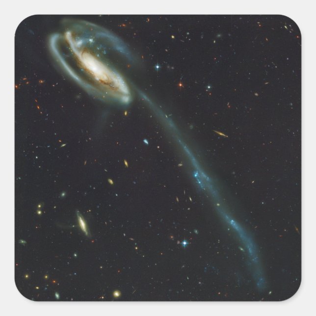 Adesivo Quadrado Tadpole Galaxy UGC 10214 (Frente)