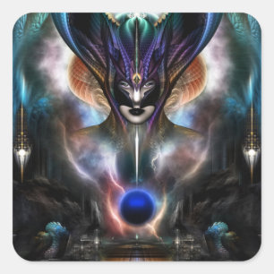 Adesivo Quadrado Taidushan Sai Espírito De Poder WD