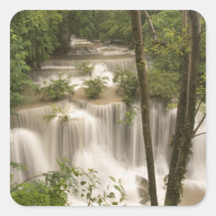 Adesivo Quadrado Tailândia, Cachoeira Huai Mae Khamin