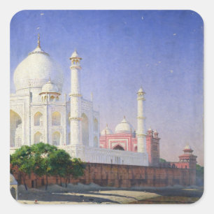 Adesivo Quadrado Taj Mahal