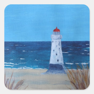 Adesivo Quadrado Talacre Lighthouse