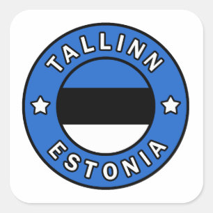 Adesivo Quadrado Tallinn Estônia
