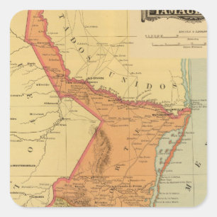 Adesivo Quadrado Tamaulipas