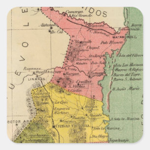 Adesivo Quadrado Tamaulipas, México