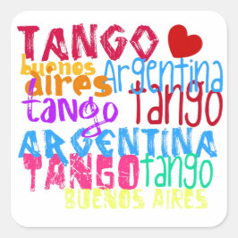 Adesivo Quadrado Tango Buenos Aires