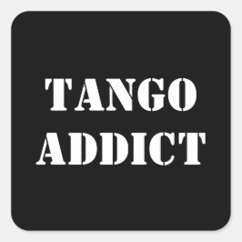 Adesivo Quadrado Tango Viciado em Tanguero Argentino Tango